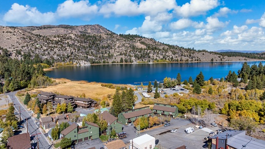 Sierra Suns with June Lake in the background