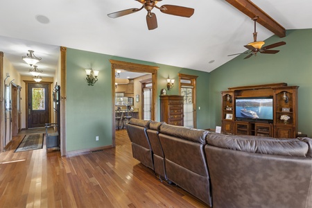 Living area off the kitchen