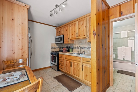 Fully stocked kitchen