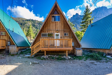 Rustic A-Frame cabin