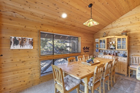 Dining Area with Set for Six