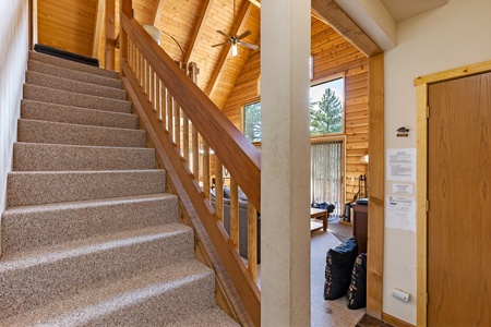 Stairs to third bedroom