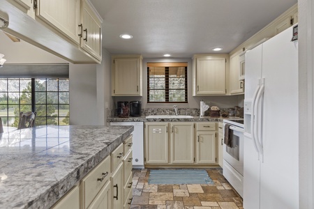 Fully stocked kitchen