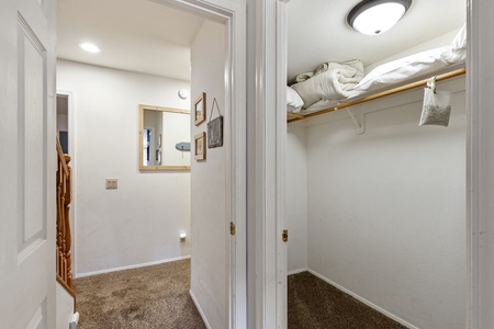 Primary bedrooms walk-in closet