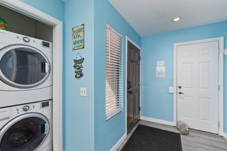 Washer and dryer