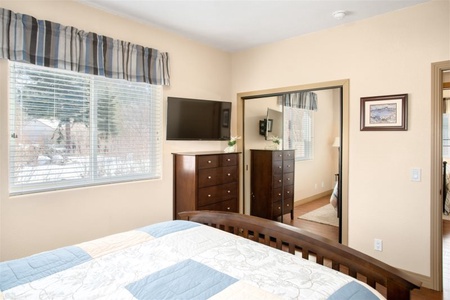 Mirrored closet and dresser