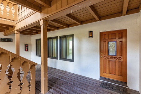 Door to downstairs bedroom