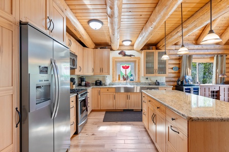 Modern Cabin kitchen