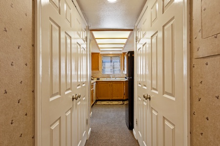 Laundry closet and pantry