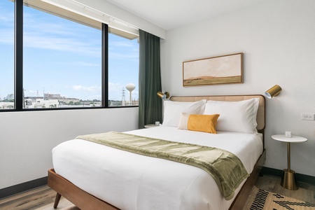 Rest easy on a memory foam bed.