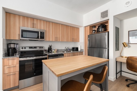 Make memorable meals in this well-appointed kitchen with modern amenities.