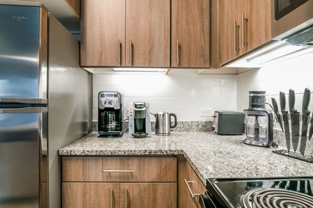 Make memorable meals in this well-appointed kitchen with modern amenities.