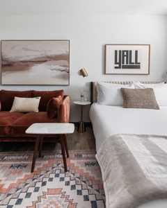 Relax and rejuvenate on a cozy memory foam bed.