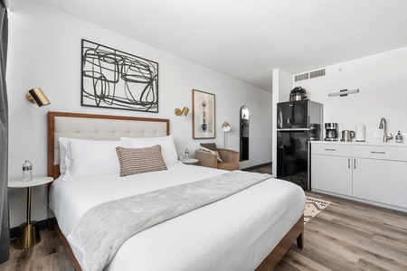 Fall asleep in comfort on a memory foam mattress.