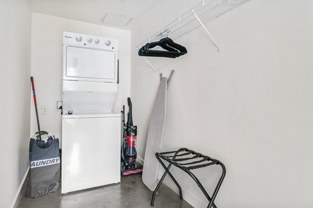 Enjoy the roomy walk-in closet for easy organization.