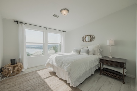 Secondary bedroom with beautiful lake views