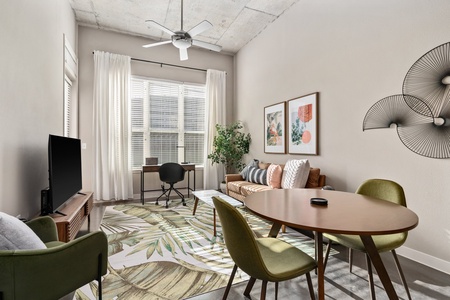 Elan Med Center #0137 | Designer loft-style 1BR | Med Center