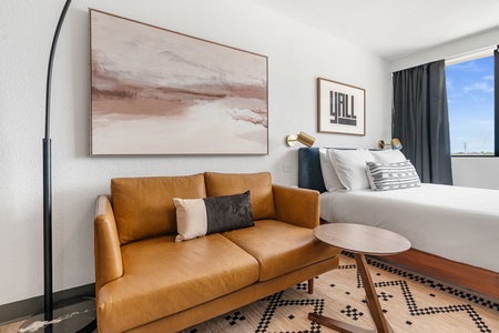 Experience the perfect blend of comfort and modern design in this inviting living space.