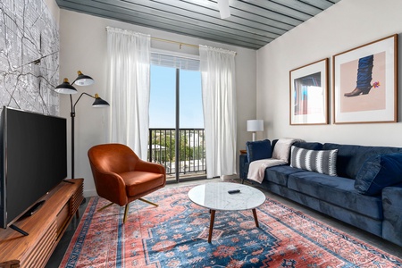Welcome to our newly launched (December 2024) one-bedroom! Note, these are photos of a neighboring apartment with a similar floorpan and similar styling.