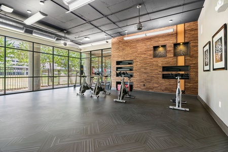 The Pilates, spin, and yoga studio at Elan Med Center