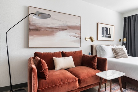 Indulge in the comfort and style of this contemporary living space.