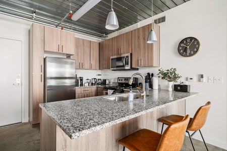 Make memorable meals in this well-appointed kitchen with modern amenities.