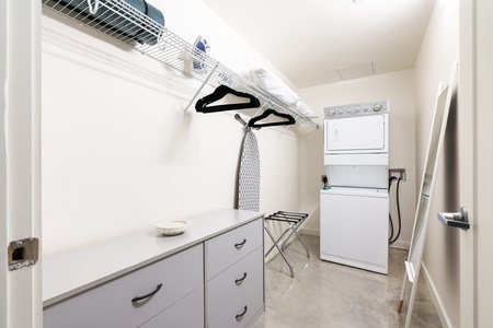 Experience the convenience of the spacious walk-in closet for staying organized.