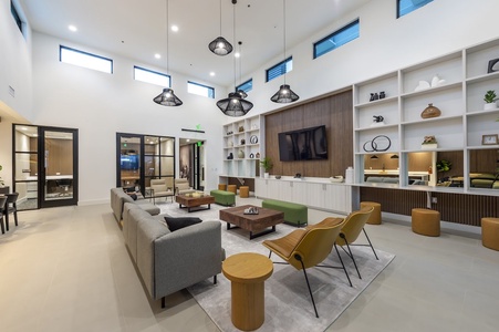 The community's clubhouse features WiFi and coffee