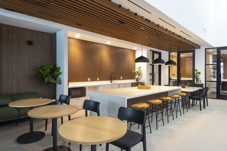 The community's clubhouse features WiFi and coffee