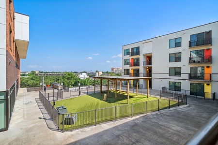 Relax in the charming courtyard with comfortable seating.