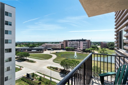Embrace the urban views from your private balcony.