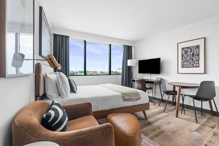 Relax and pamper yourself in this thoughtfully designed, stylish modern living space.