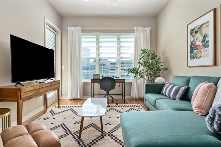 Elan Med Center #0537 | Playful & modern 1BR | Med Center