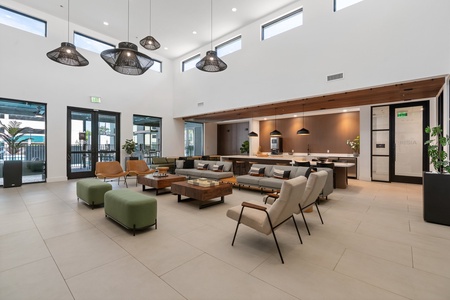 The community's clubhouse features WiFi and coffee