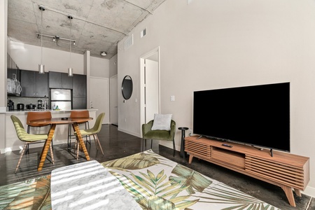 Recharge and refresh in this welcoming living space with a smart TV.