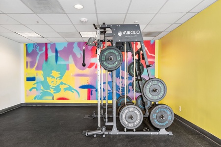 Enjoy access to a 24/7 gym at The Levy, available anytime for your convenience.
