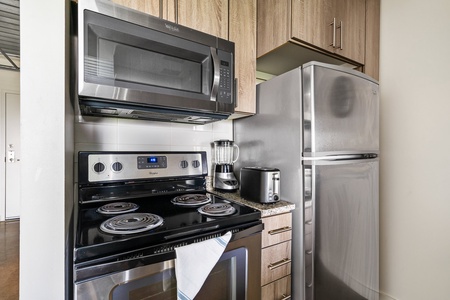 Make memorable meals in this well-appointed kitchen with modern amenities.