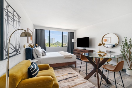 Experience the perfect blend of comfort and modern design in this inviting living space.