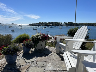 Waterfront sitting area