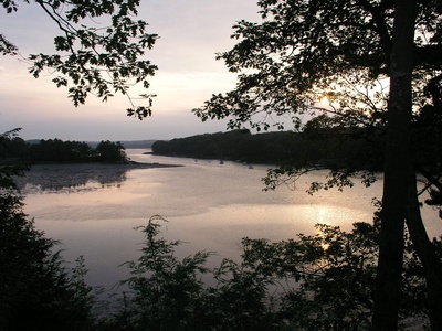 Sunrise over the Pleasant Cove