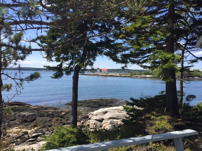 View of Hendricks Head Lighthouse from deck