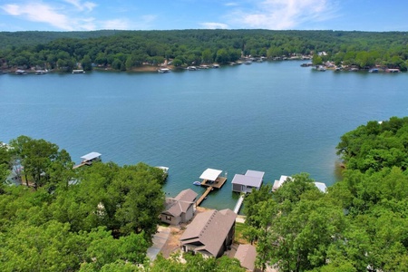 Aerial View of the lake