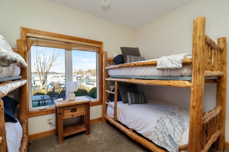 Bedroom 2 with Lake Views