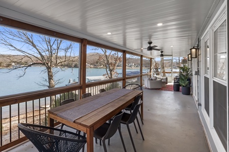 Your private lakefront terrace offers stunning water views where you can dine al fresco and unwind in comfort.