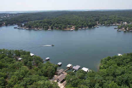 Aerial View of the lake - around the corner from LAKE BURGER!