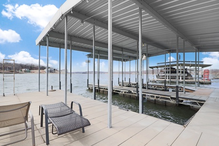 Dock with Relaxing Sun Chairs