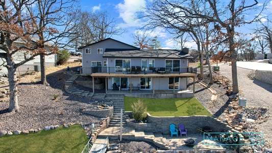 Back of House with a Beach Area