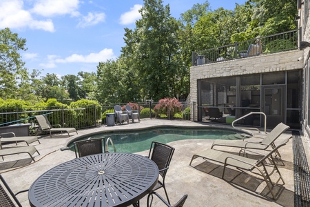 Private Pool overlooking the Lake