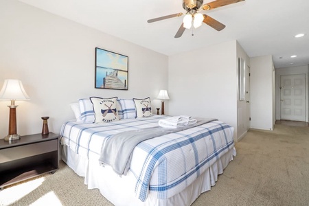 Master Bedroom with bathroom at the end of the hall