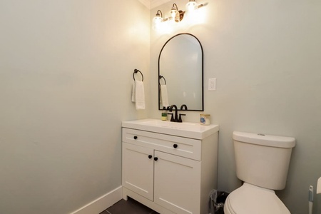 Master Bathroom with Walk in shower. Private bathroom attached to master bedroom